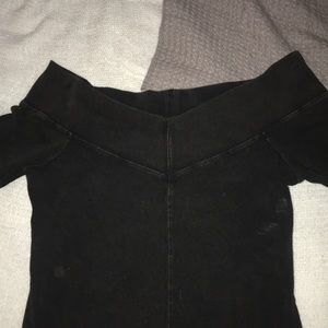 Off the shoulder body suit